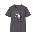 Ping 999ms T-Shirt in charcoal color featuring a fun design and unisex fit, made from 100% ring-spun cotton.