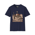 Certified loot T-Shirt featuring a whimsical loot goblin design on a navy Gildan Softstyle fabric.