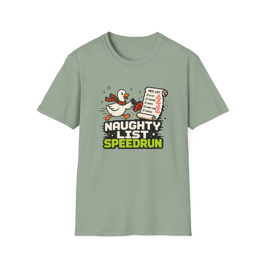naughty list speedrun T-Shirt