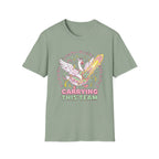 Carriying the team T-Shirt