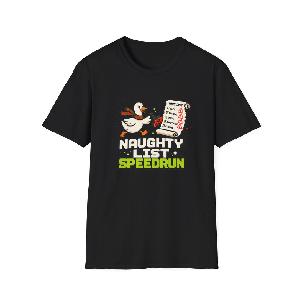naughty list speedrun T-Shirt