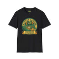 Master-camper T-Shirt in black featuring camping graphic and 1000 Hours in the Bush text on soft cotton fabric.