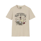 Professional rage quitter T-Shirt featuring a whimsical design on a sand colored fabric, ideal for gamers.