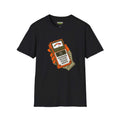 Frame drops T-Shirt featuring a warning graphic on a black Gildan Softstyle unisex tee, perfect for gaming enthusiasts.