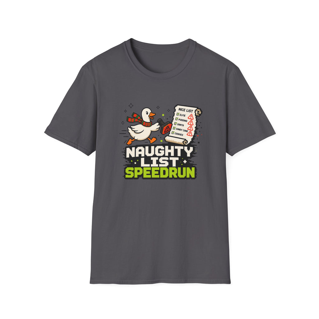 naughty list speedrun T-Shirt