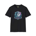 Noob harvester T-Shirt in black featuring a graphic design from Critical Honk's Chaos Inspired Collection.