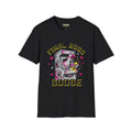 Final-boss-goose T-Shirt featuring playful arcade design on black fabric, part of the Critical Honk Collection.